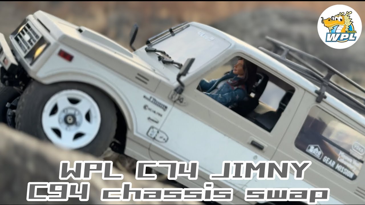WPL C74 JIMNY C94 chassis swap
