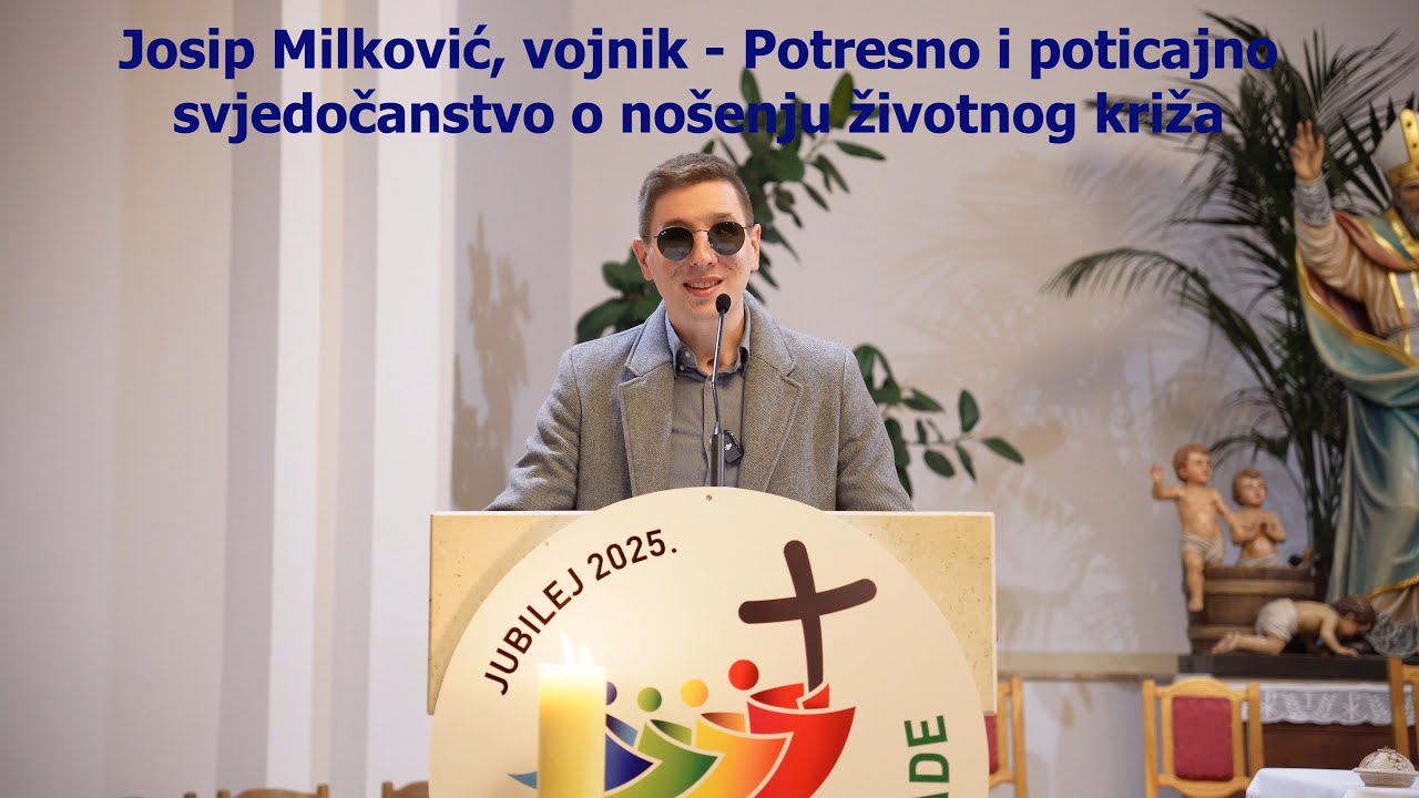 Josip Milković - Potresno i poticajno svjedočanstvo o nošenju životnog križa