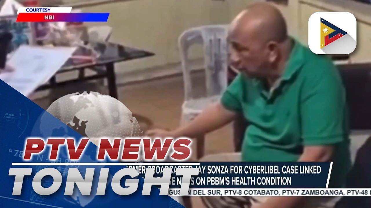 NBI arrests former broadcaster Jay Sonza for cyberlibel case linked to spread of false news on...