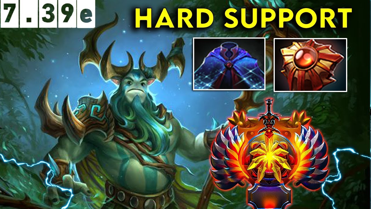 Nature Prophet Immortal Hard Support - Dota 2 Patch 7.39e Pro Pub Gameplay