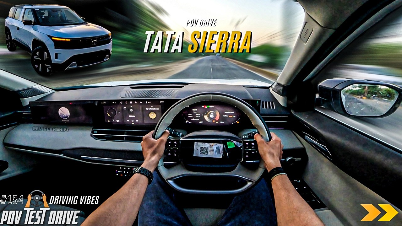 2026 TATA SIERRA ACCOMPLISHED PLUS | 1.5L 116BHP | POV Drive #154 | TATA SIERRA | 4K | #sierra