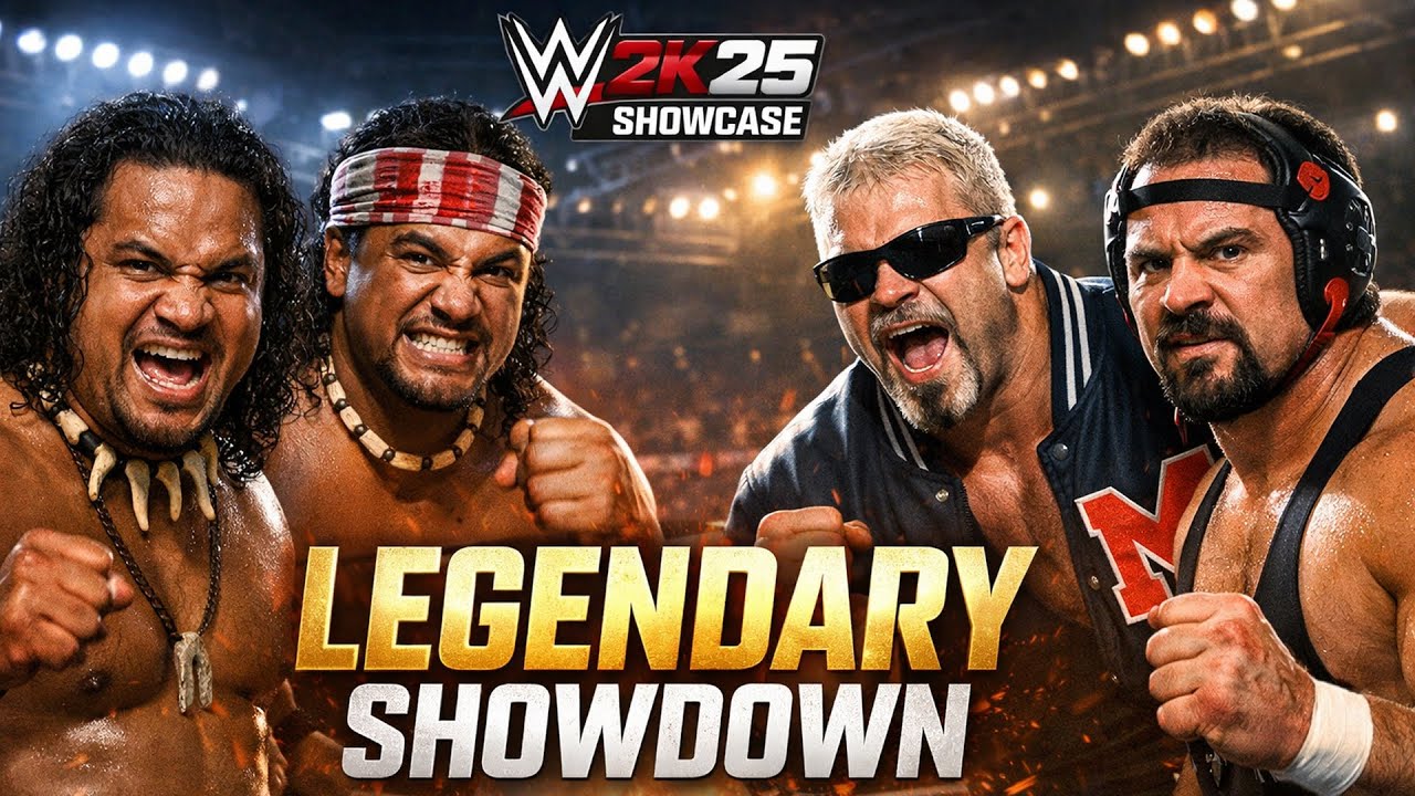 WWE 2K25 Showcase 🔥 Brutal Tag Team War | Headshrinkers vs Steiner Brothers PART-02