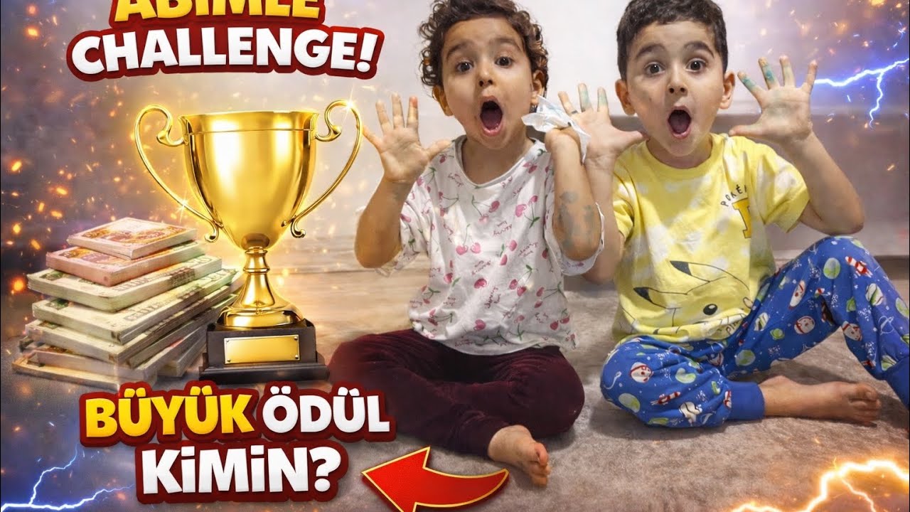 GÖKÇE VE ABİSİ OYUNCAK TEMİZLEME CHALLENGE YAPTI ! BÜYÜK ÖDÜLÜ KİM KAPTI  ! #challenge #büyüködül 