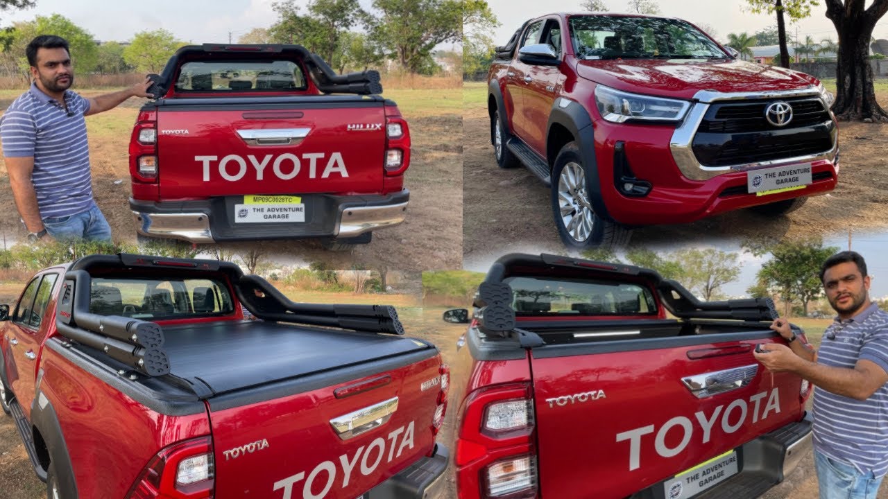 Toyota hilux modified | Roll Bar Installation | roller shutter | Infinity Reference Speaker
