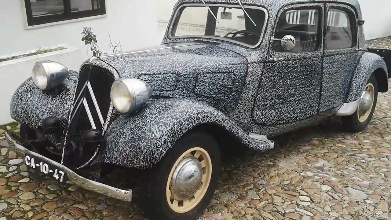 A ARRASTADEIRA CITROEN DE 1938 DE ARTURO CORTËS JÁ ANDA!BREVEMENTE SERÁ EXPOSTA