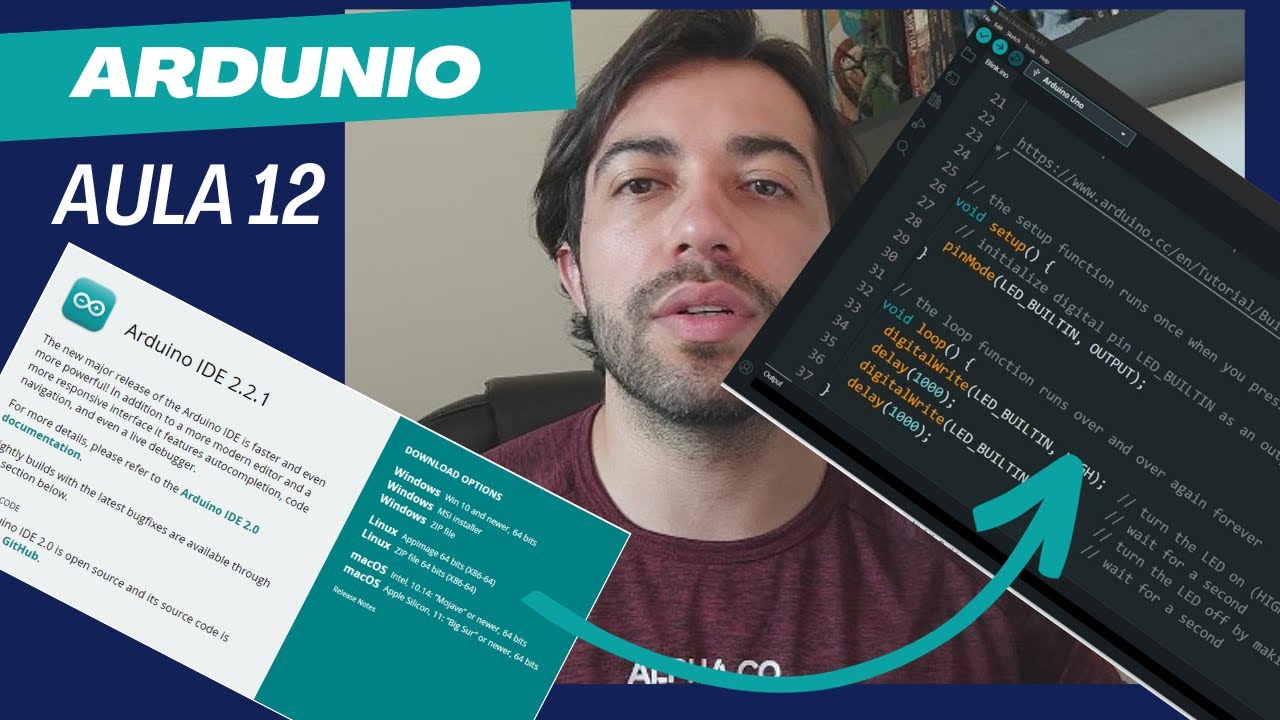 Arduino Aula 12: Domine o Básico da Programação! 🤖🎮 | Void Setup, Void Loop, PinMode e digitalWrite!