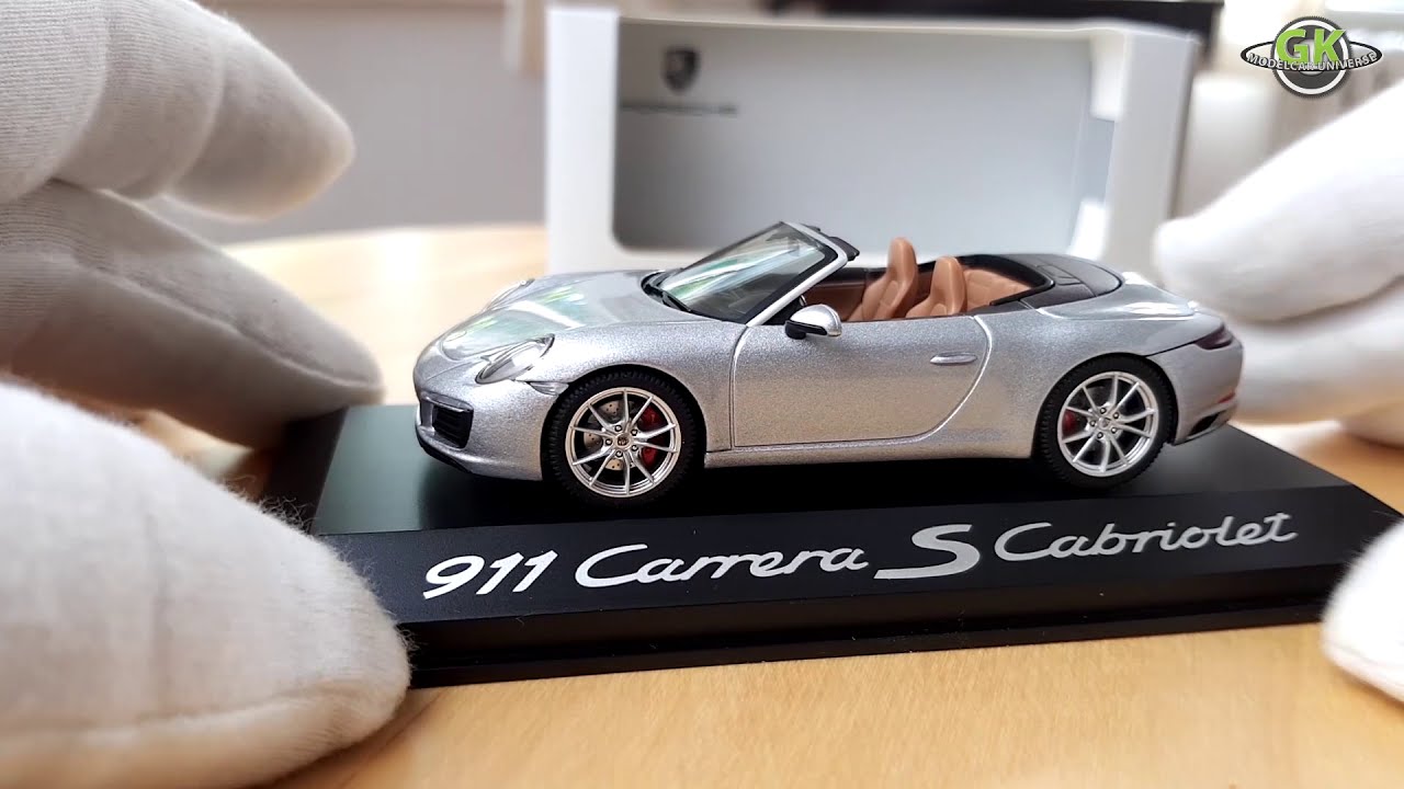 Porsche 911 (991) Carrera S Cabriolet from Herpa 1/43 - model car review German