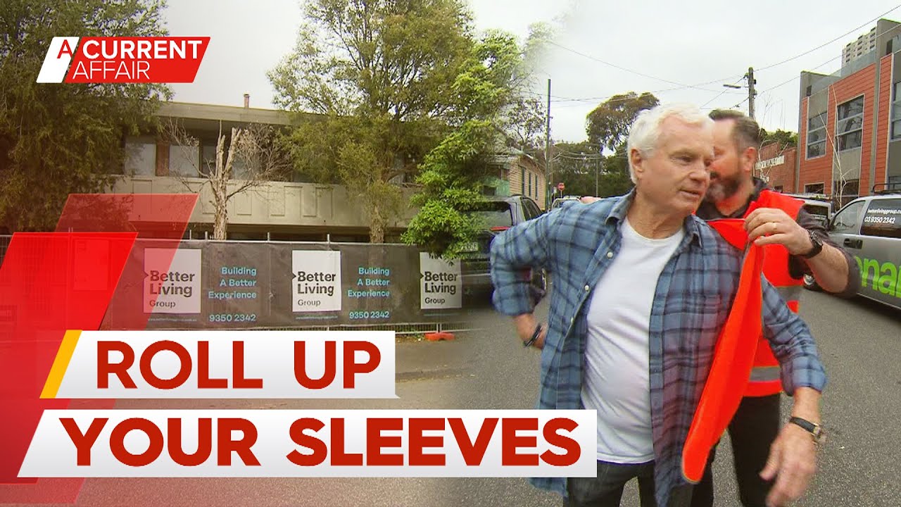Hardworking Aussies tackling the housing crisis on their own | A Current Affair