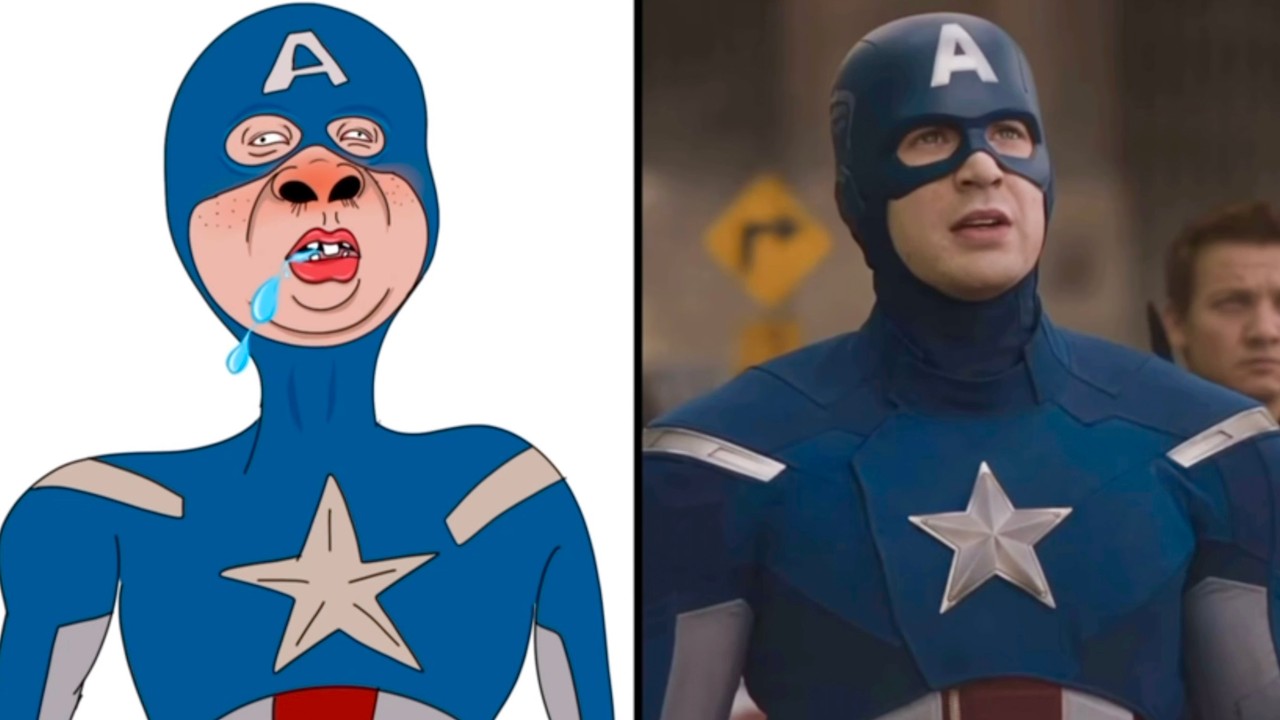 i am always angry hulk smash scene | the avengers drawing meme - captain America