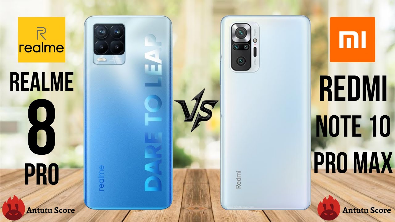 Realme 8 Pro VS Redmi Note 10 Pro Max (Comparison)