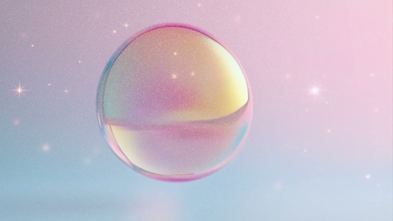 Baby Sensory Video - Floating Bubbles 25 Min - Gentle Visual Stimulation for Newborns 🫧
