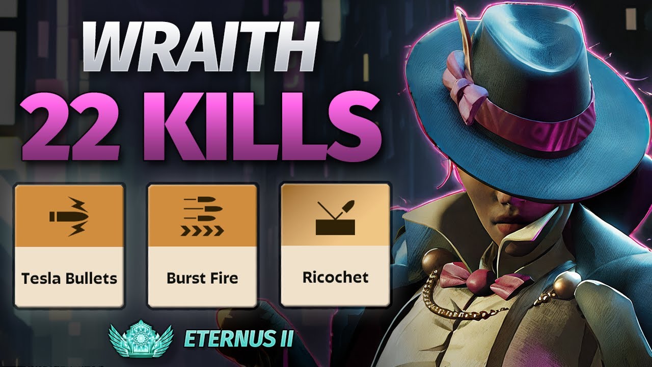 Wraith: GUN KILLS Build, Eternus Ranked Deadlock Replay