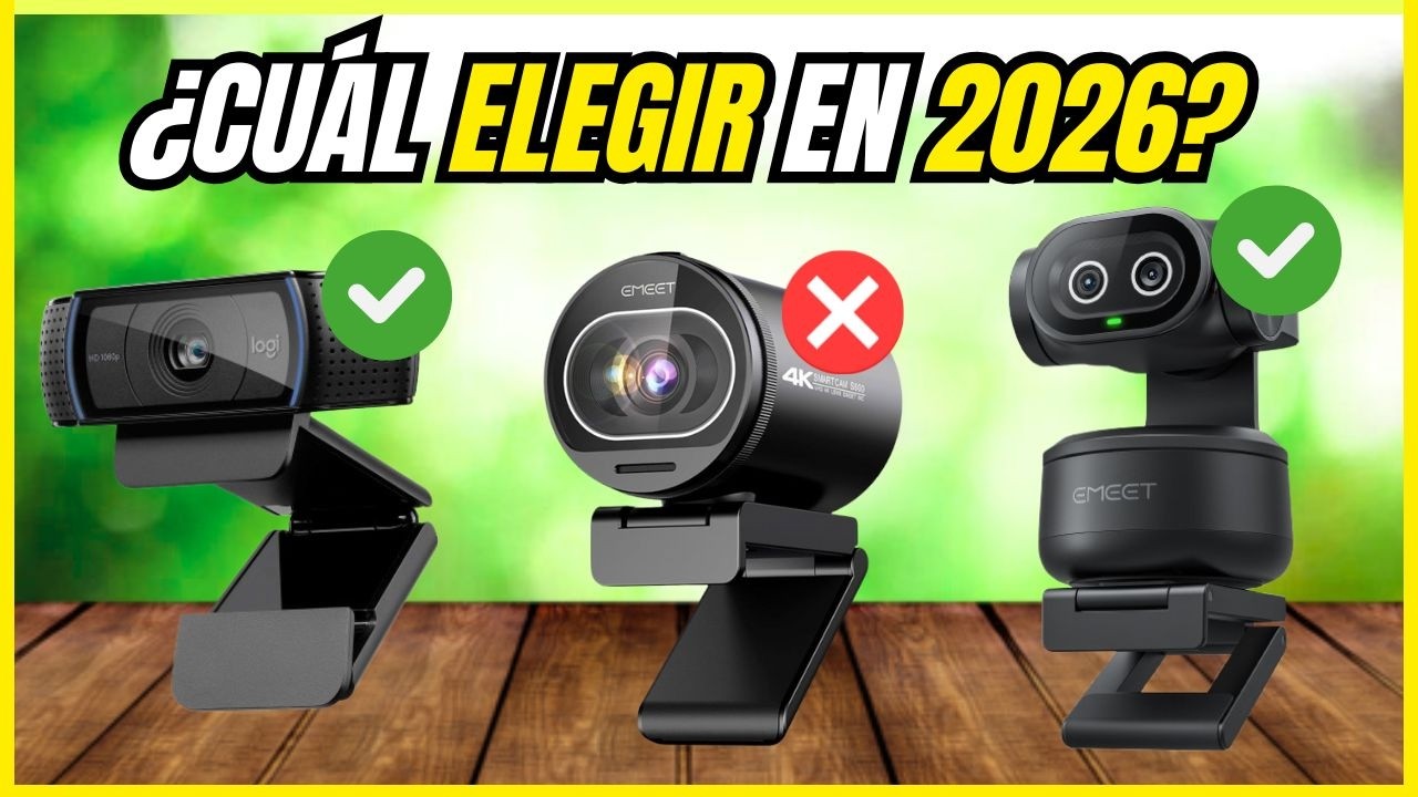Las 5 Mejores Webcams Para Streaming 2026 | Calidad-Precio en Mercado Libre