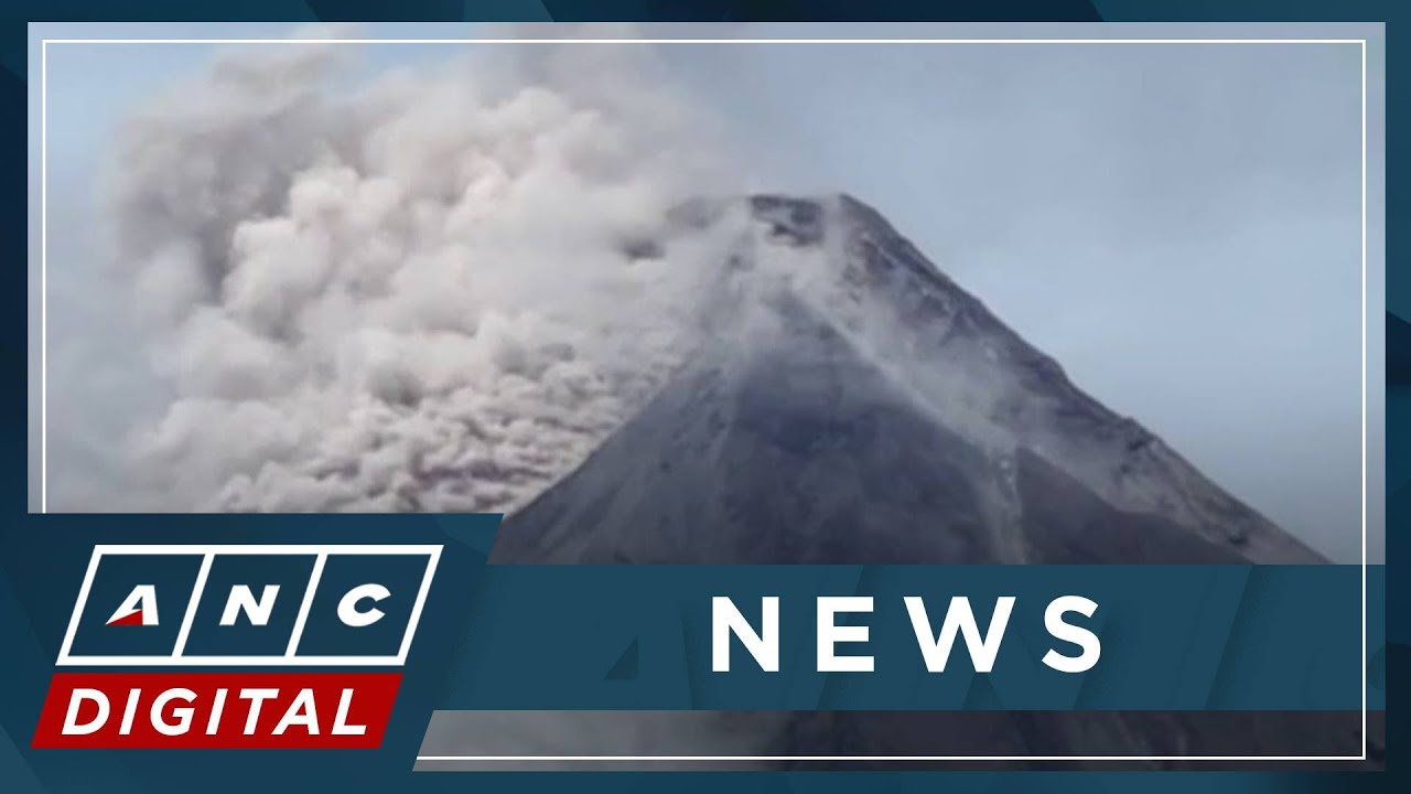 Pyroclastic flows from Mayon trigger ashfall in parts of Albay | ANC