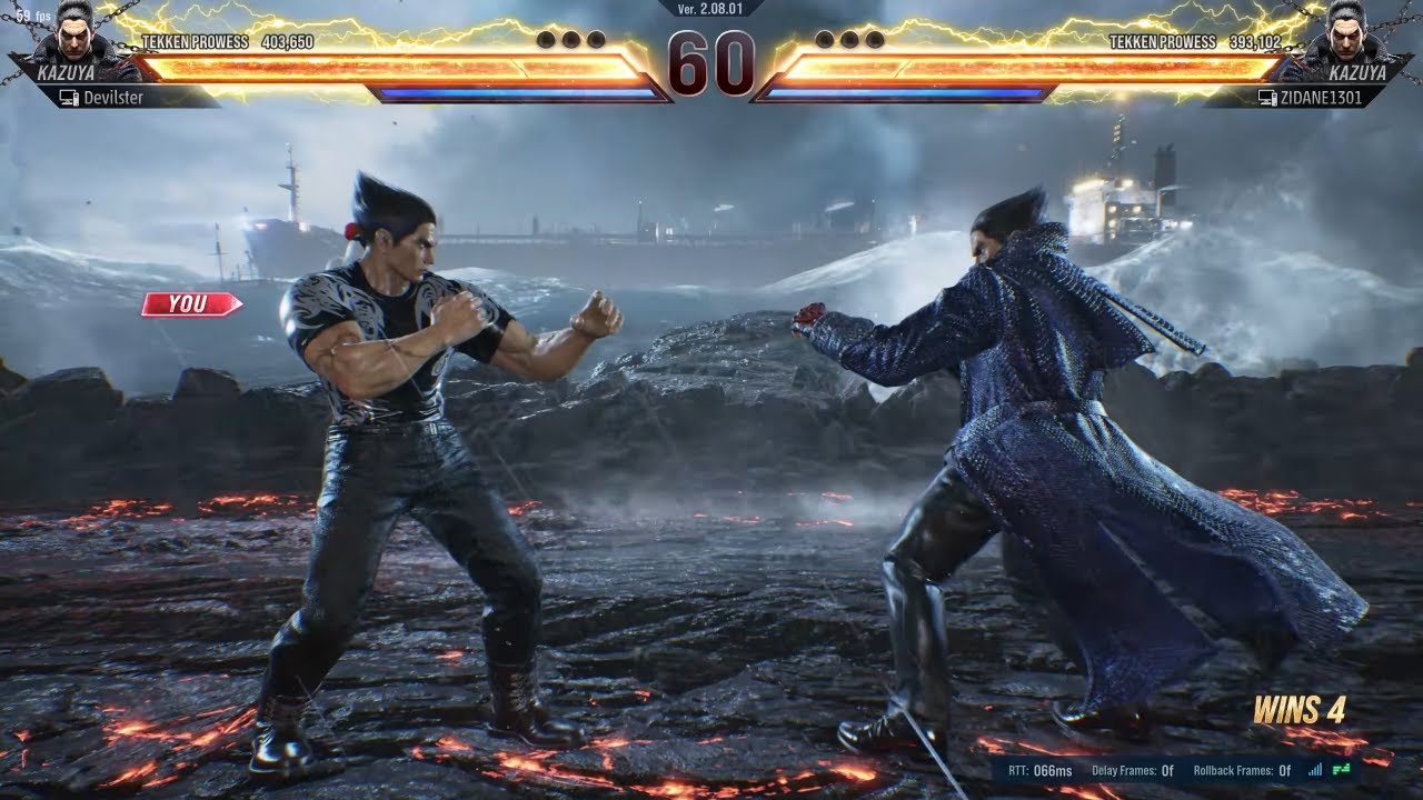 Devilster Kazuya Goes Crazy Against G.O.D 1 Kazuya!