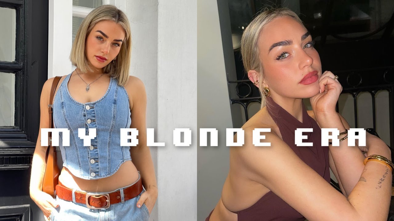 i finally bleached my hair!!!!!!