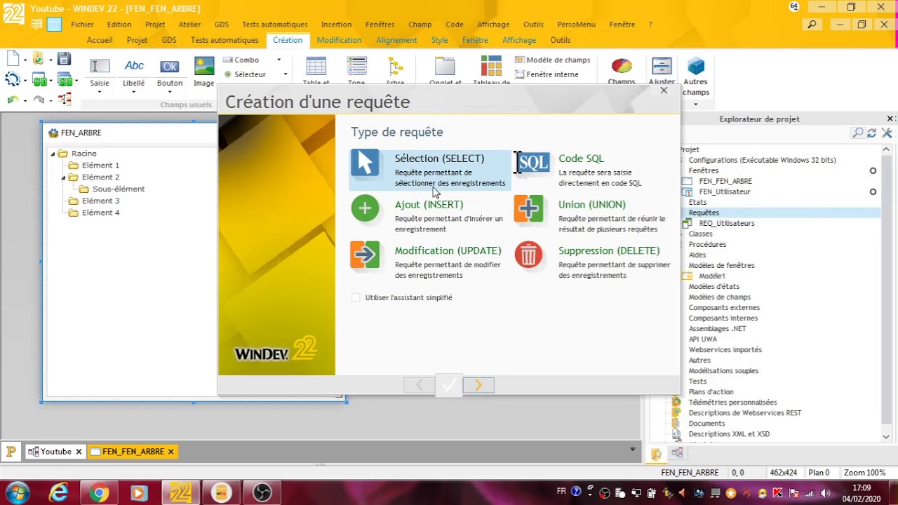 Windev - Champ ARBRE -