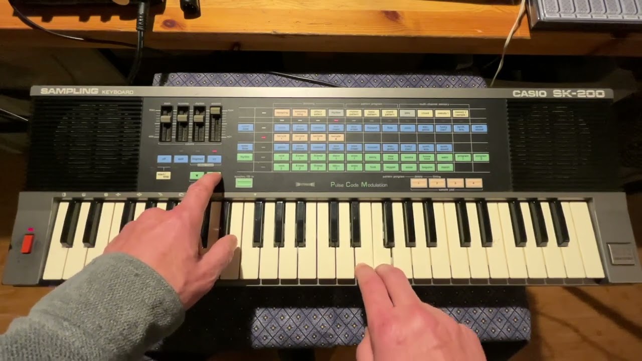 Casio SK 200 In Depth Workflow