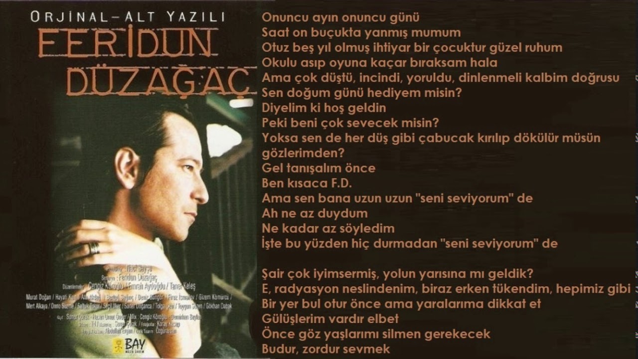 Feridun Düzağaç - FD (Orijinal Karaoke)