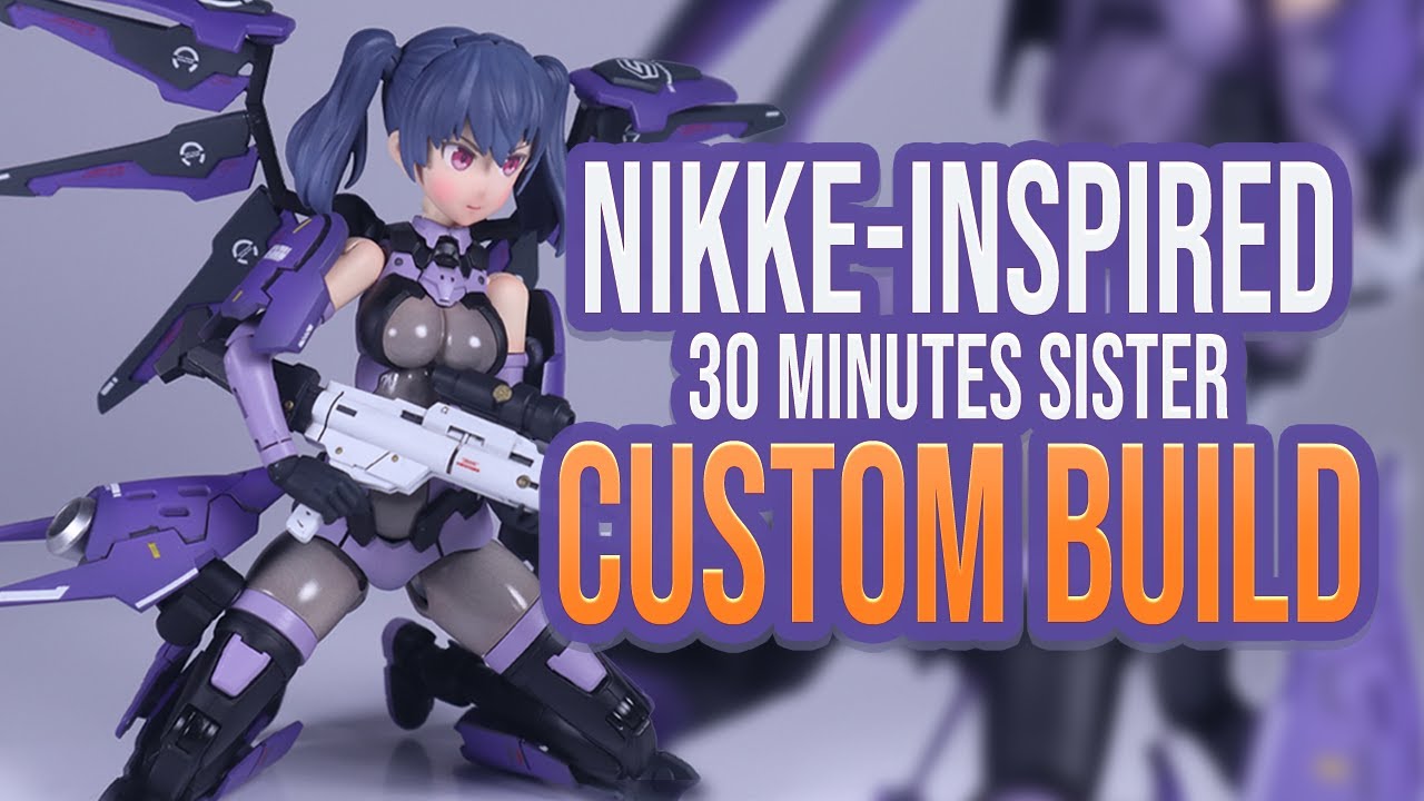 I Custom Built a Nikke-Inspired girl from 30 Minutes Sisters model kit
