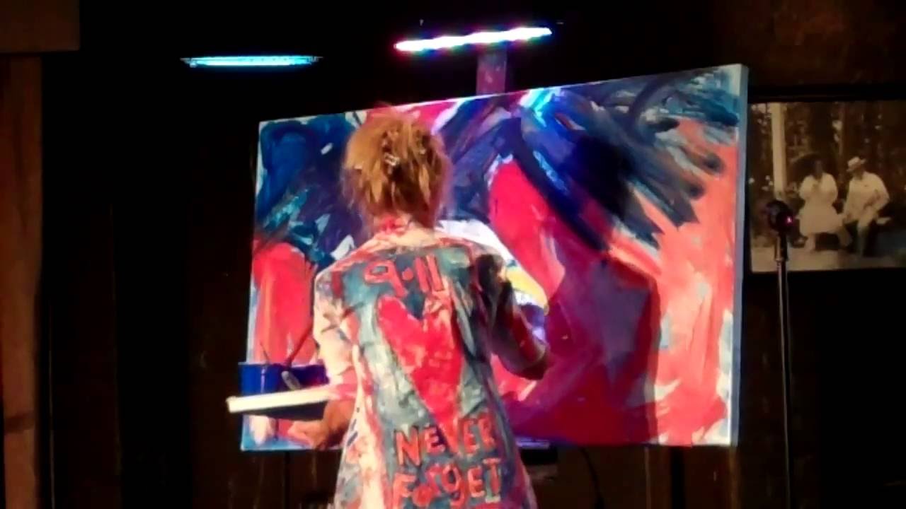 Leoma Lovegrove Paints painting in Three Minutes