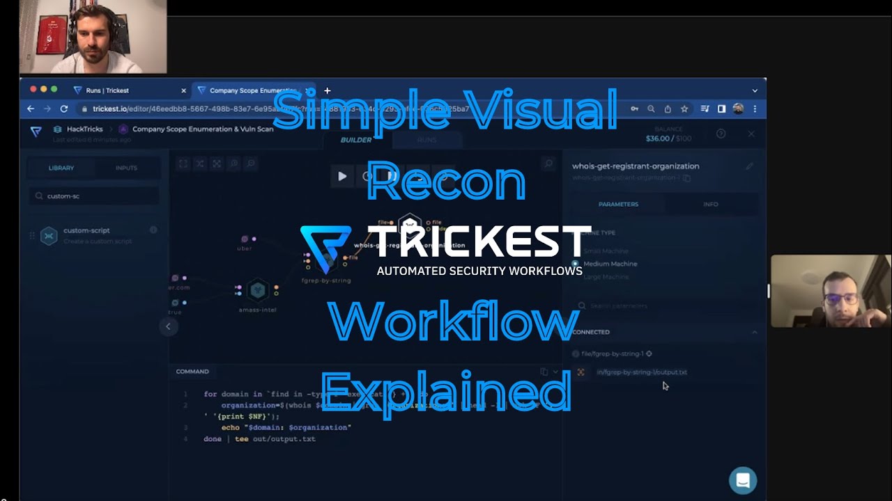 Simple Visual Recon Trickest Workflow Explained