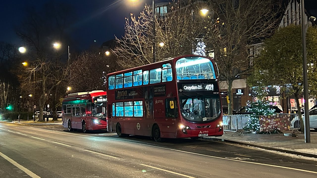 Full Journey | London Bus Route 412: Croydon Town Centre to Purley (DW267 - LJ59LXY)