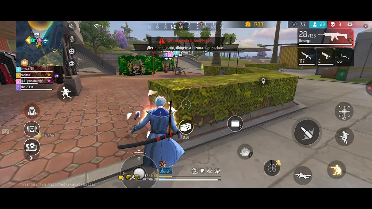 Partida de Free Fire 