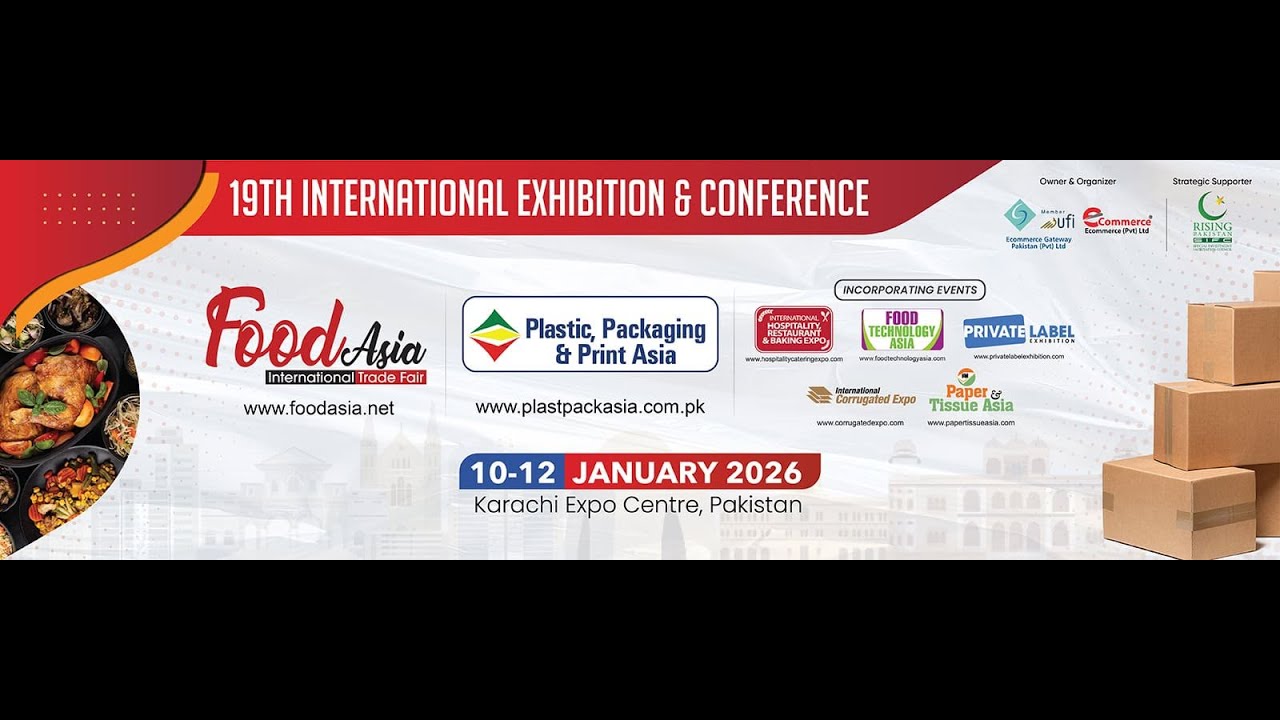 Food Asia International Exhibition 2026 | Expo Center Karachi 2026 Today | FOOD | SME NEWS