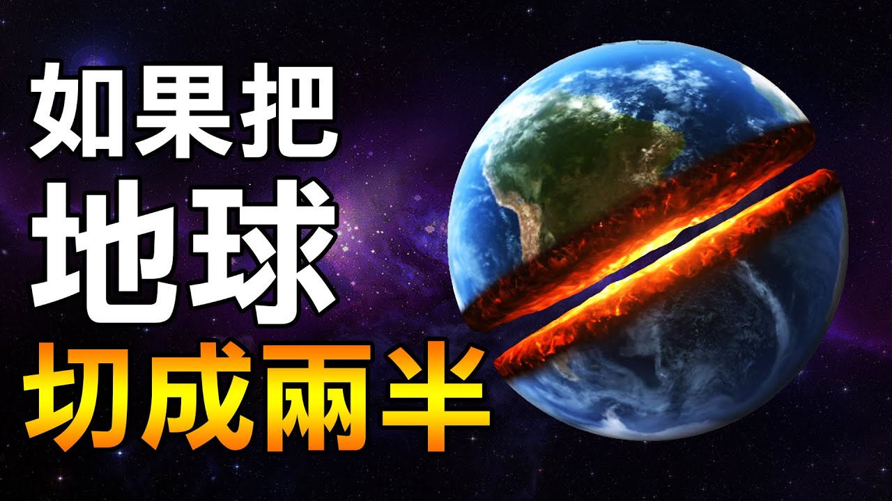 【毀滅地球】如果用雷射把地球切成兩半會怎樣? | Solar Smash #1