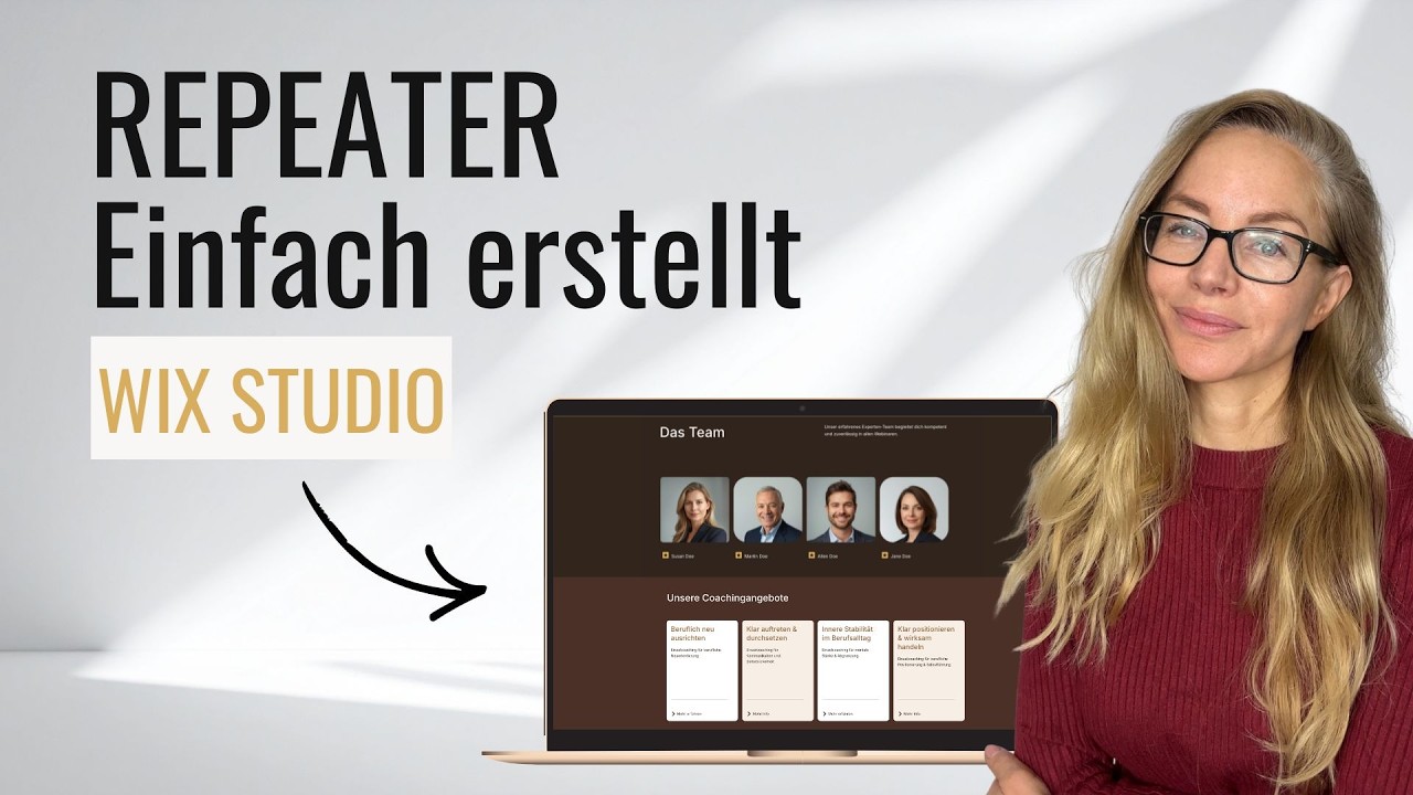 Repeater erstellen in Wix Studio | Wix Studio Tutorial