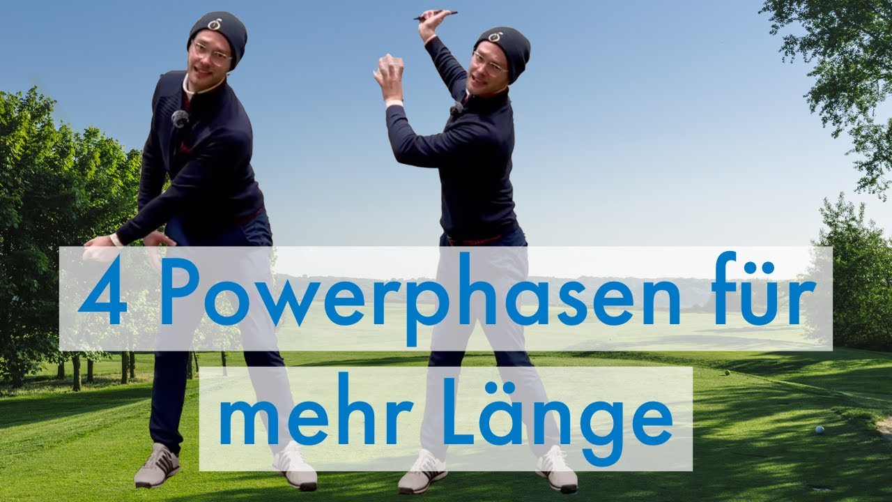 Die 4 Powerphasen im Golfschwung - so schlägst du deinen Ball länger