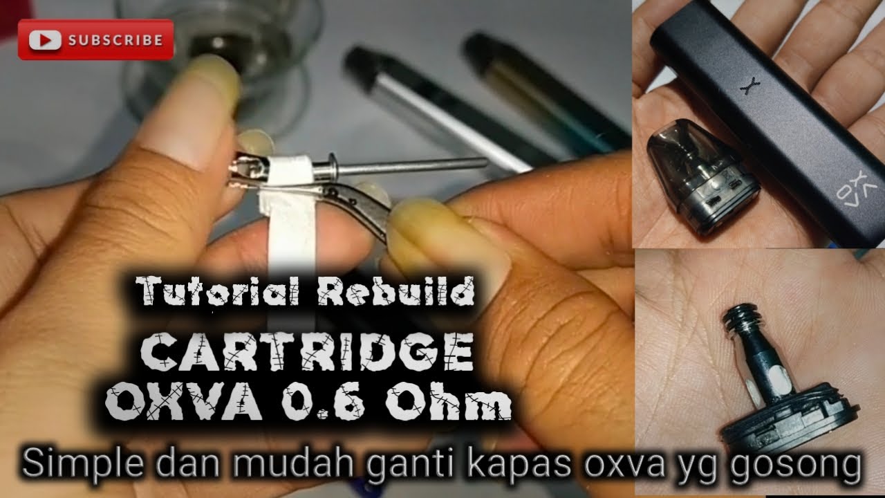 REBUILD OXVA SE CARTRIDGE 0.6 OHM #oxva #ursanano #ursababy #gantikapas