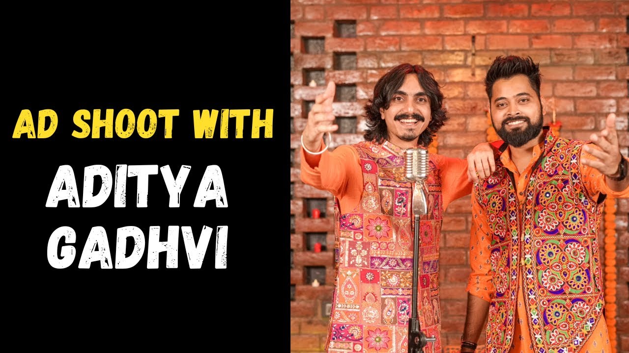 Ad Shoot With Aditya Gadhvi | Kushal Mistry Vlog