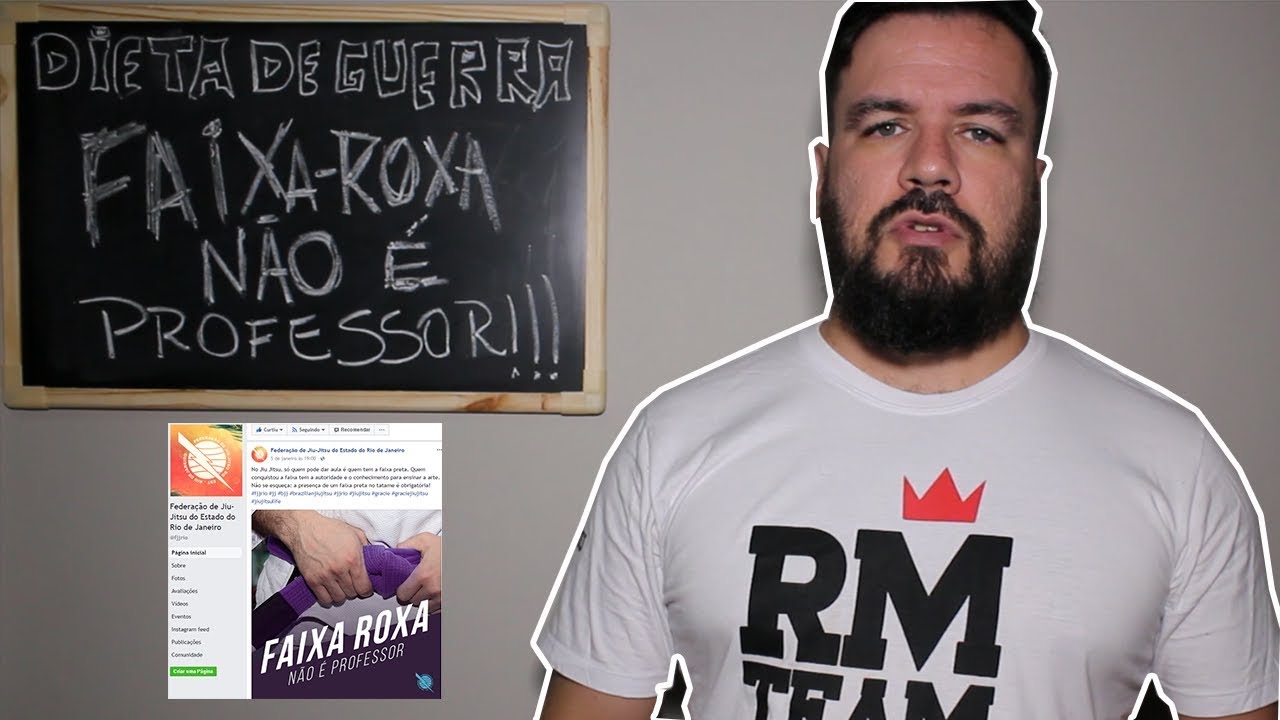 FAIXA ROXA NÃO É PROFESSOR