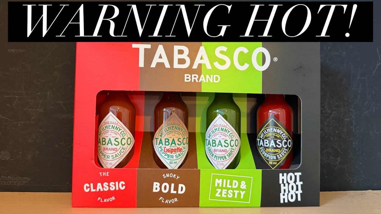 Обзор соуса Tabasco Scorpion, обзор соуса Tabasco Chipotle, обзор зеленого соуса Tabasco