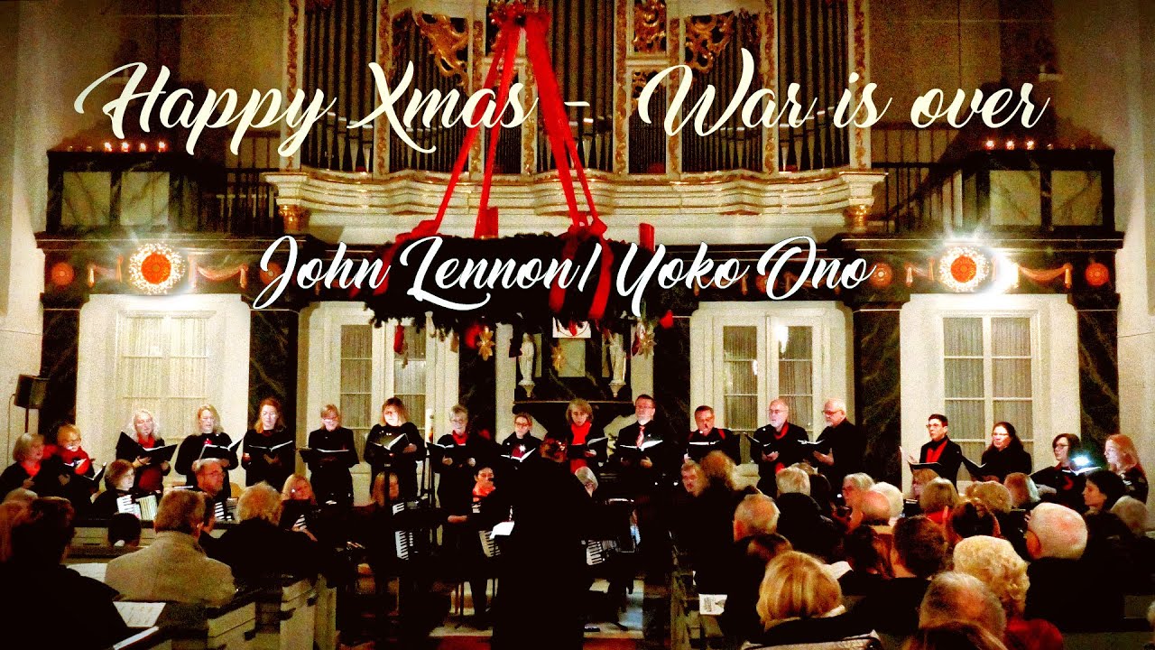 Happy Xmas - War is Over. Kirchen Weiterstadt/ Erfelden
