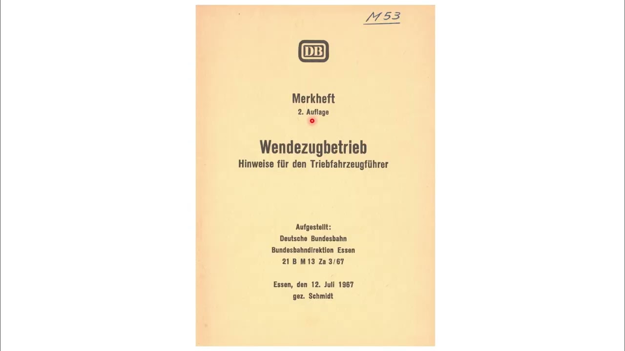 Betrieb der Wendezüge in der Epoche III