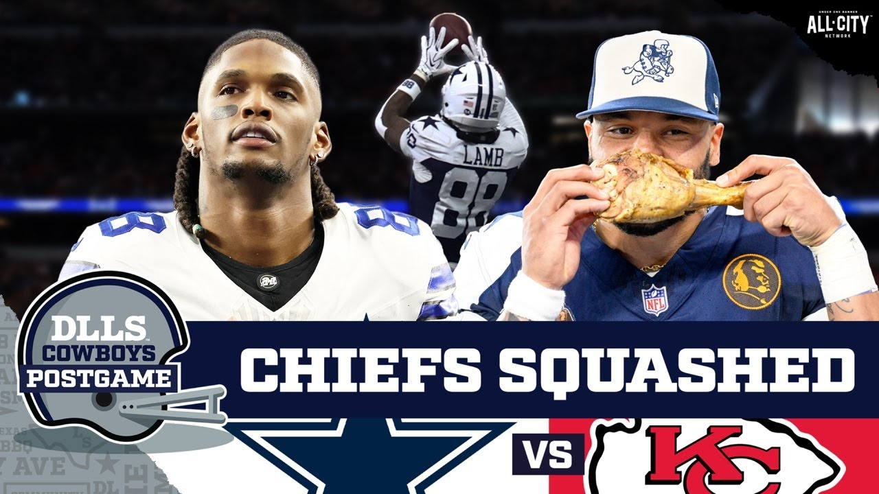 Cowboys Playoff Hopes ALIVE With Statement Win Against Chiefs | DLLS COWBOYS POSTGAME