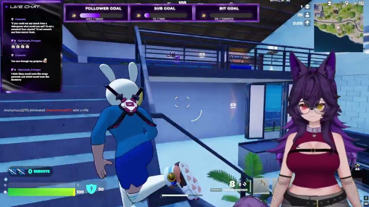 VOD[Road to 1k]Late night Fortnite