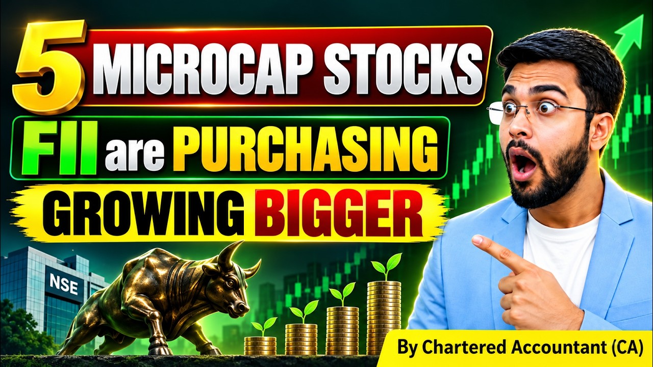 5 Microcap & Small Cap Stocks FII Buying | Best Stocks to Buy now (2026) ?