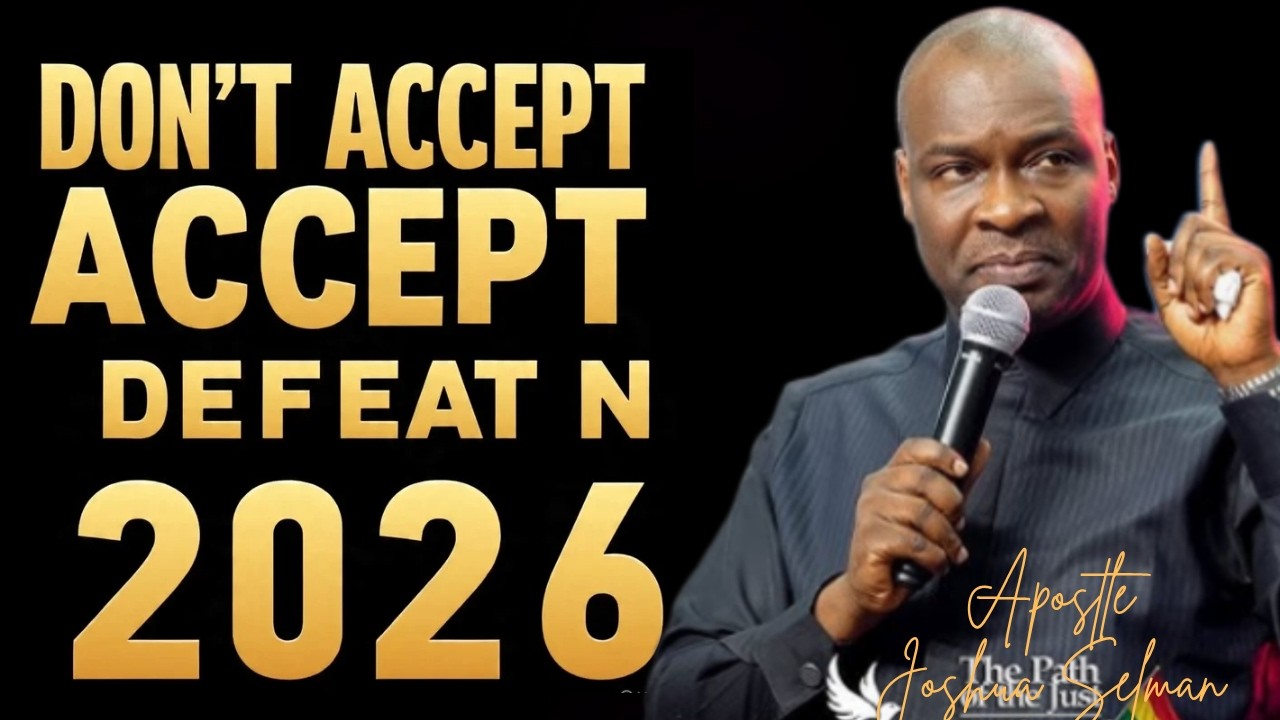 Don't Allow What you are Going Through Depress you in 2026; You are a WINNER ||APOSTLE JOSHUA SELMAN