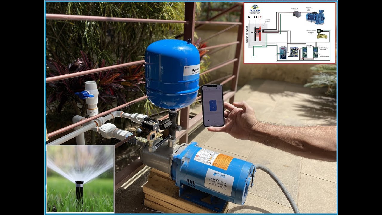 Controla tu Bomba de Agua y Sistema de Riego con un Smartphone y Alexa