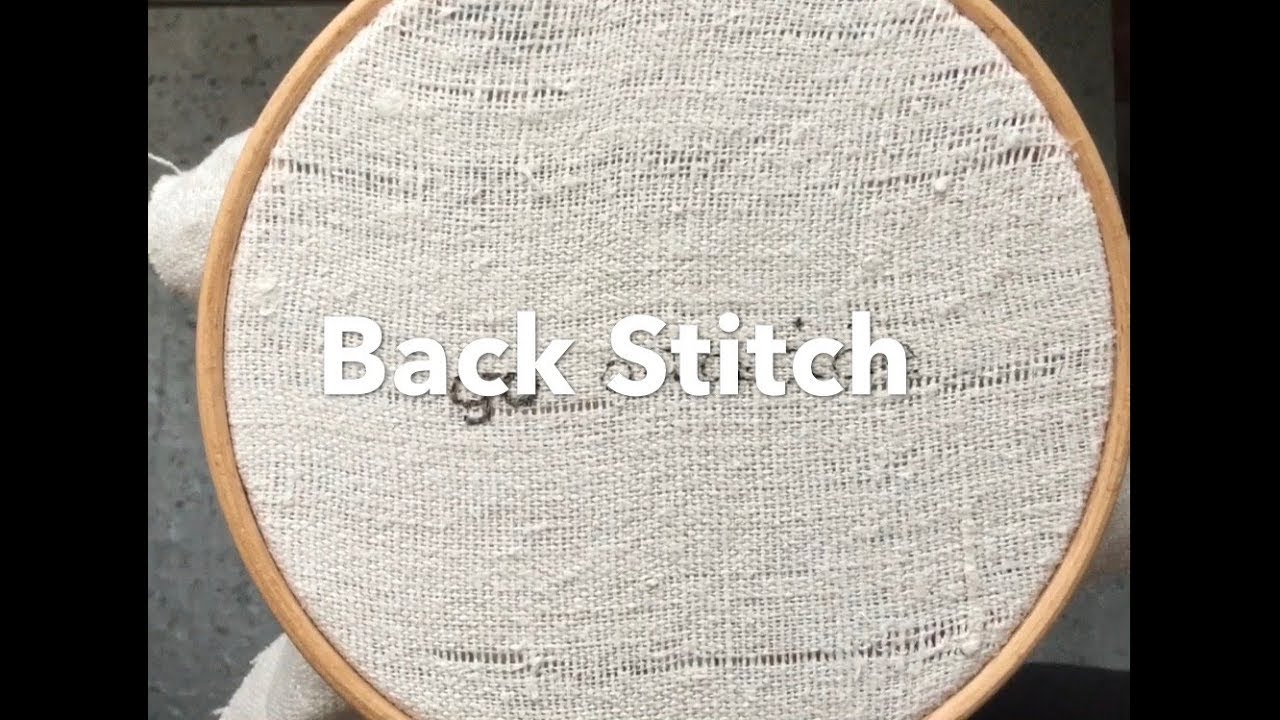 2 Good Intentions SAL | Back Stitch
