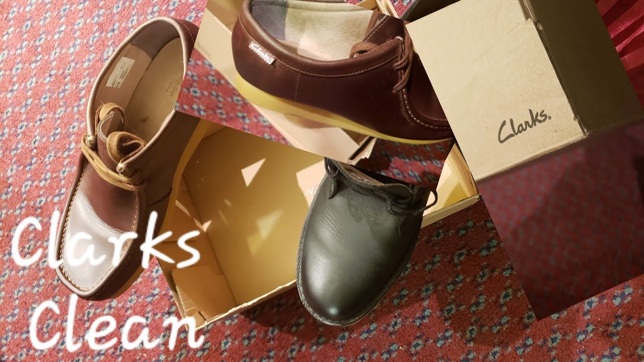 How to clean clarks properly.
