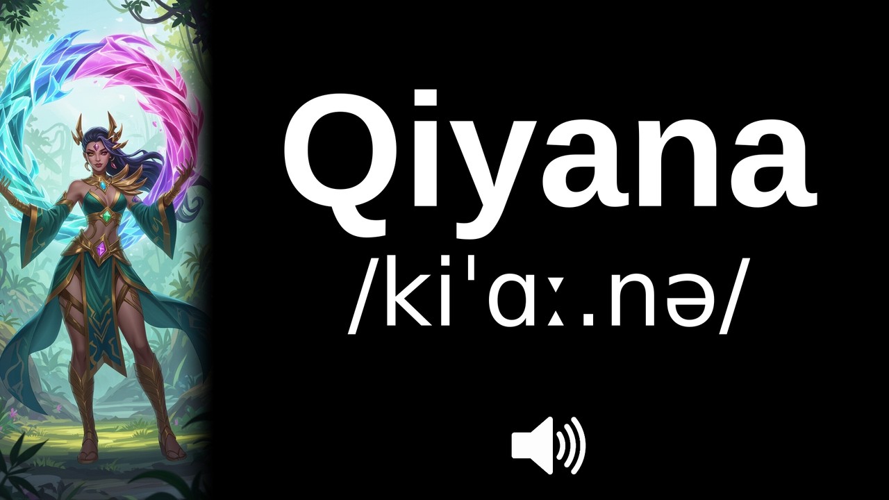 How to pronounce Qiyana (CORRECTLY!)