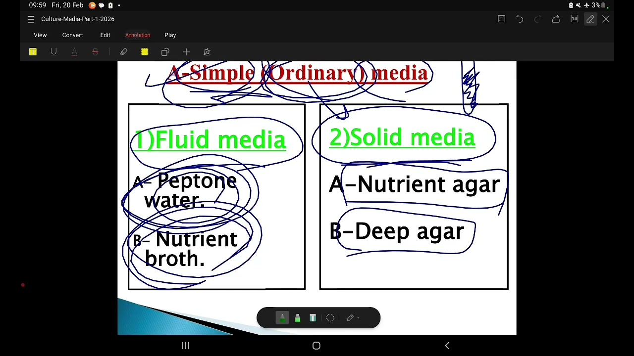 Culture media part 1 (microbiology)