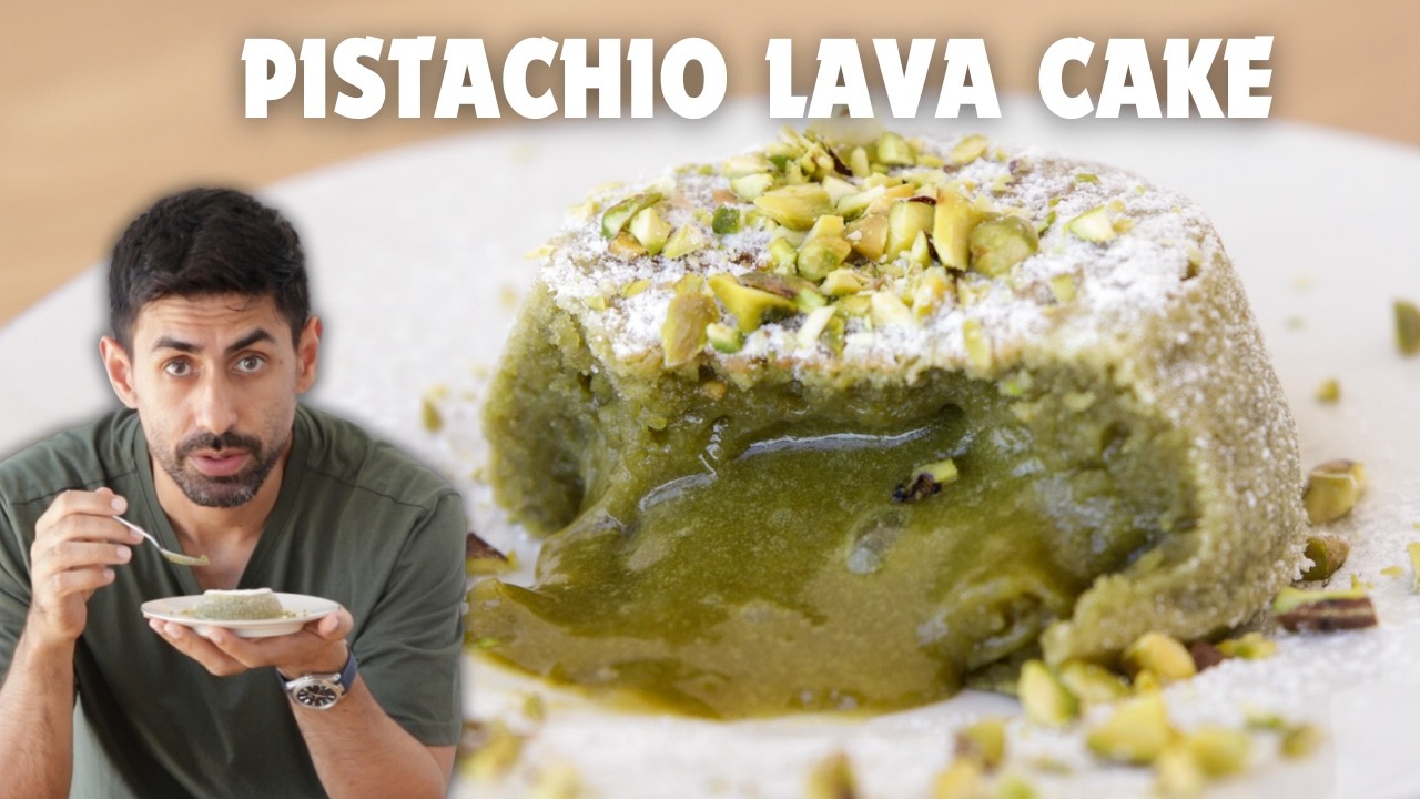 Pistachio Lava Cake Recipe