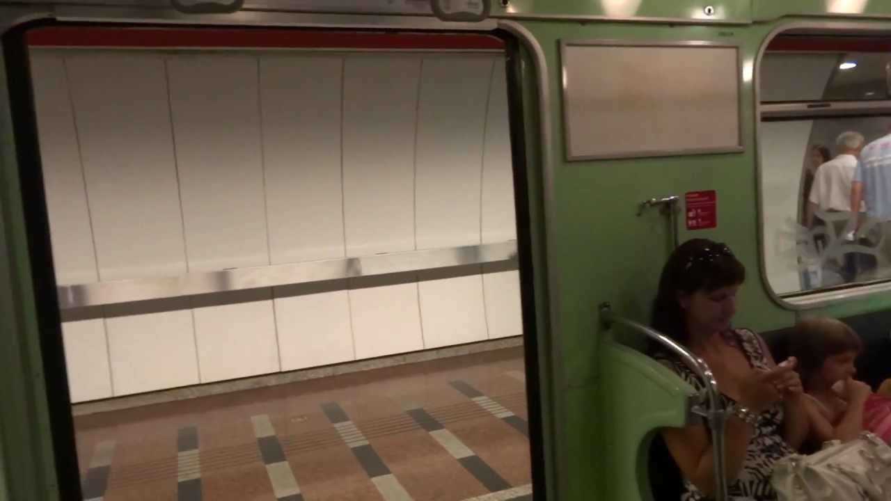 Ride on Budapest, Hungary subway