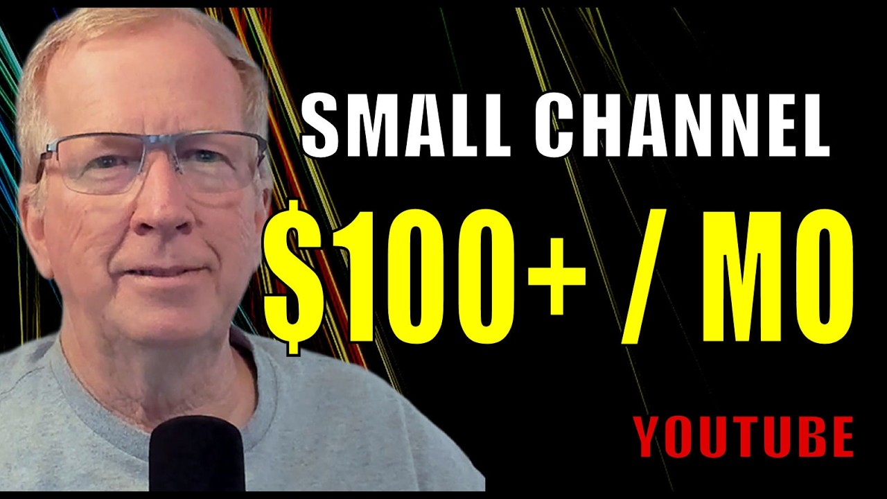 Retirees: Even a Small YouTube Channel Can Earn $100+ Per Month!